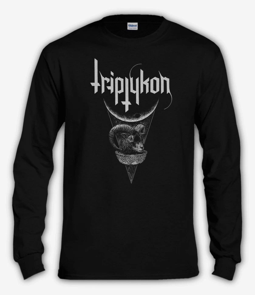 Polera manga larga Negro de Triptykon Goat Moon
