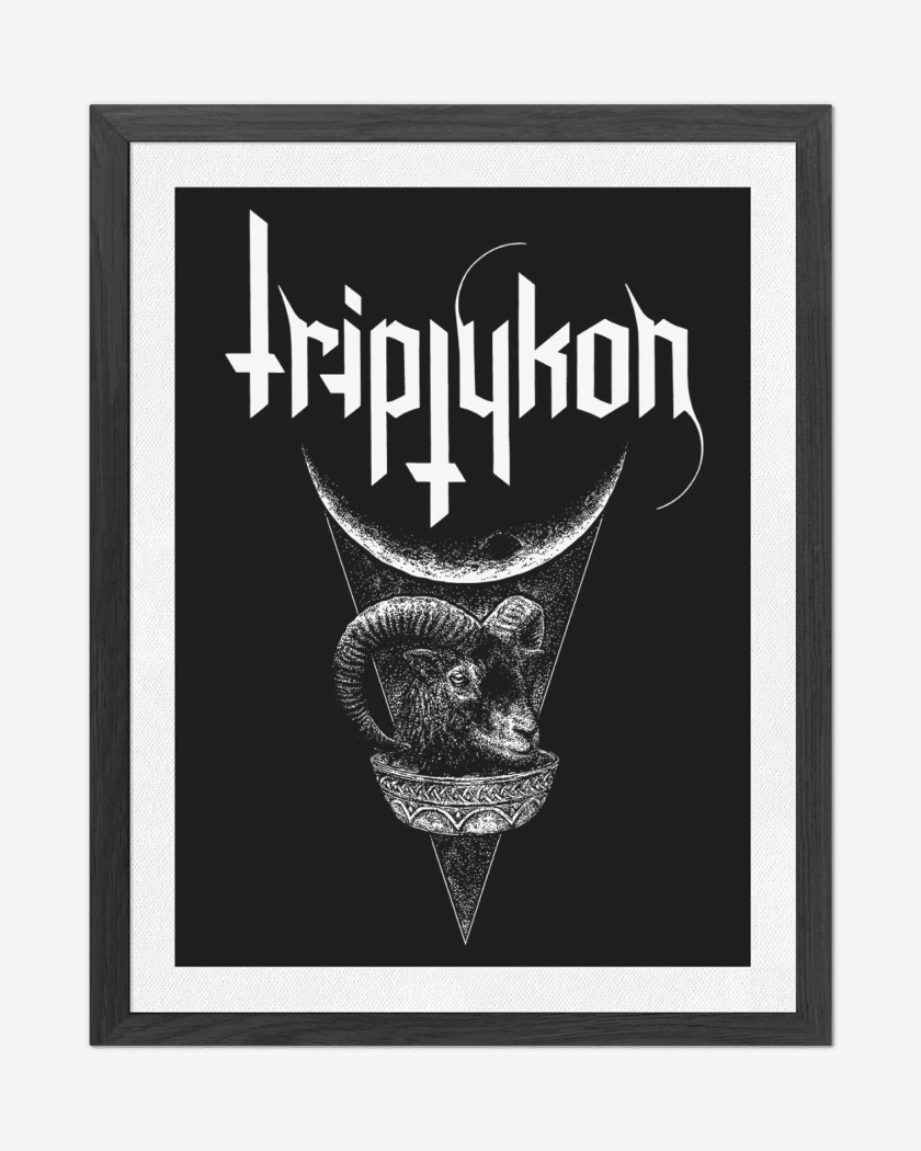 Cuadro decorativo Negro de Triptykon Goat Moon