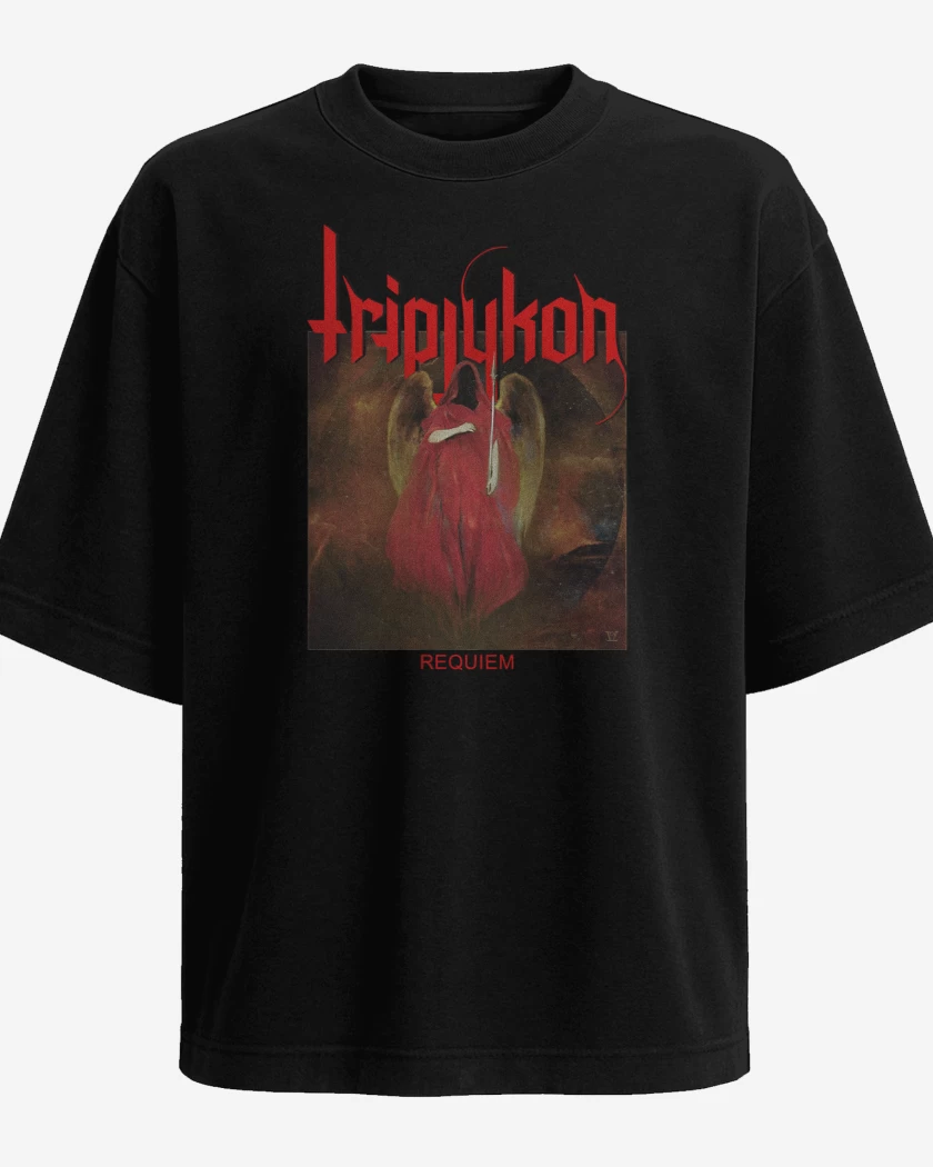 Polera Oversize Negro de Triptykon Requiem
