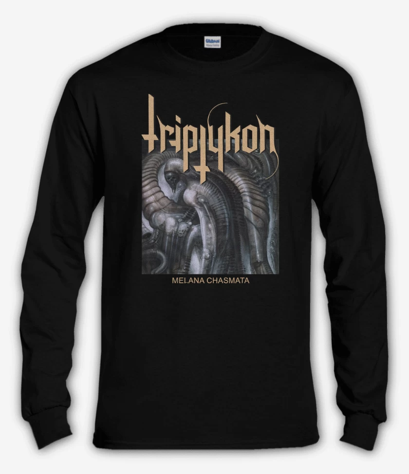 Polera manga larga Negro de Triptykon Melan Chasmata