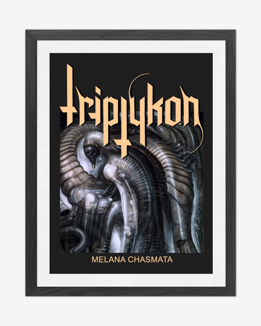 Cuadro decorativo Negro de Triptykon Melan Chasmata