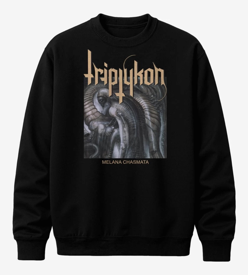 Poleron polo Negro de Triptykon Melan Chasmata