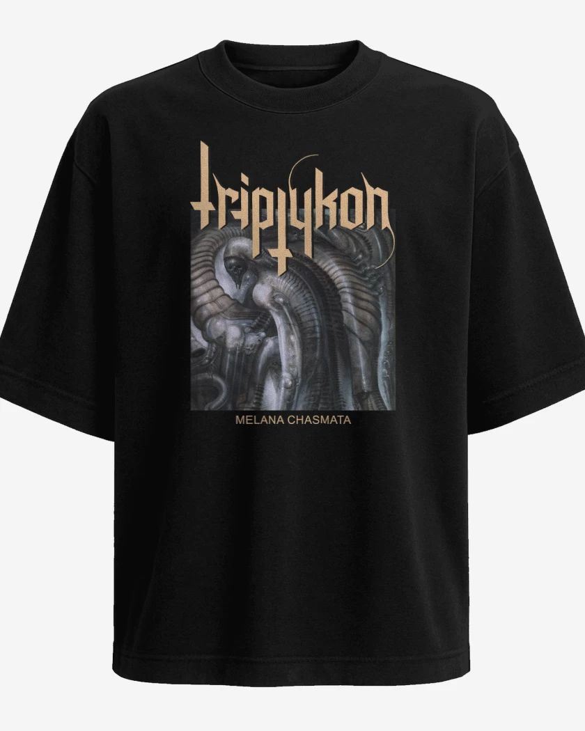 Polera Oversize Negro de Triptykon Melan Chasmata