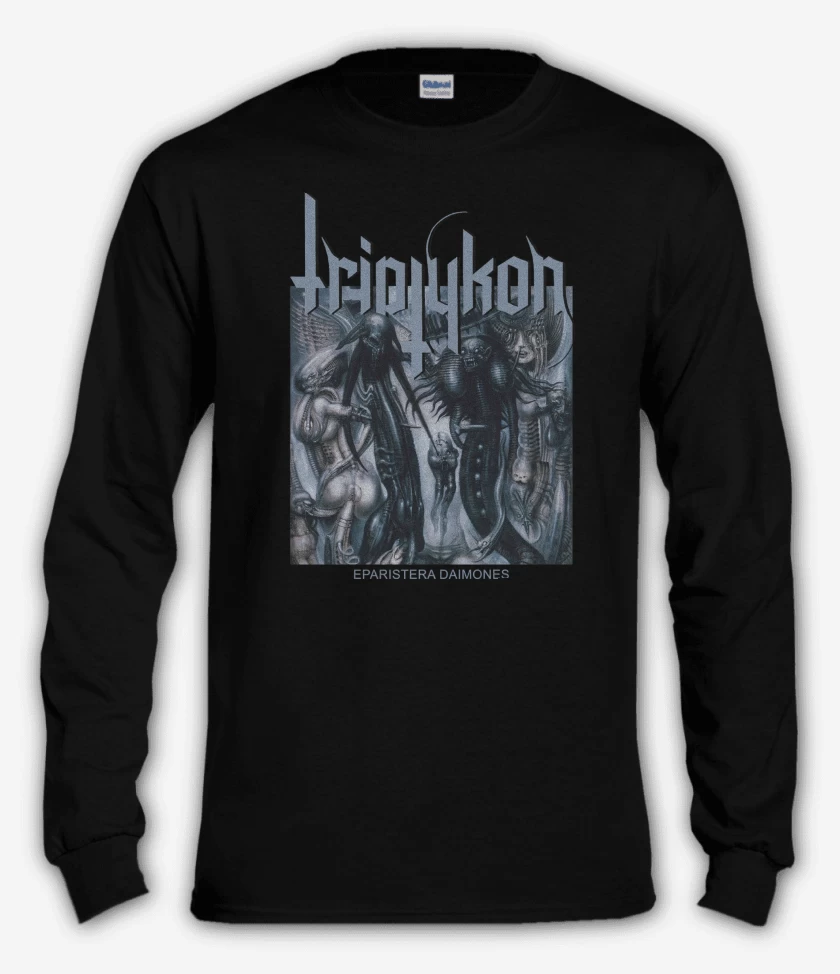Polera manga larga Negro de Triptykon Eparistera Daimones