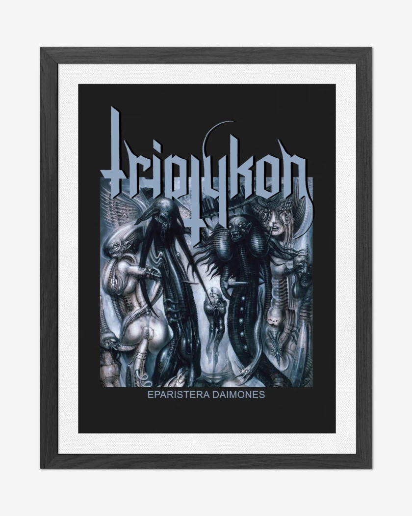 Cuadro decorativo Negro de Triptykon Eparistera Daimones