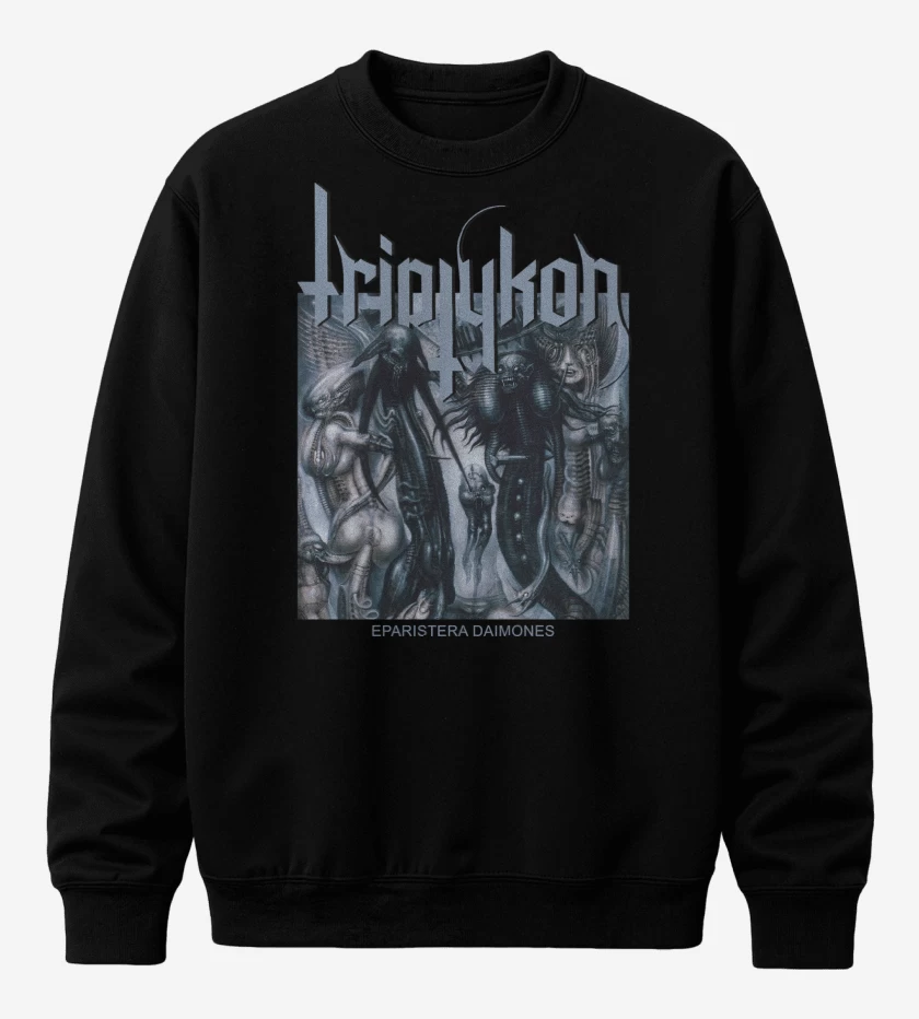 Poleron polo Negro de Triptykon Eparistera Daimones
