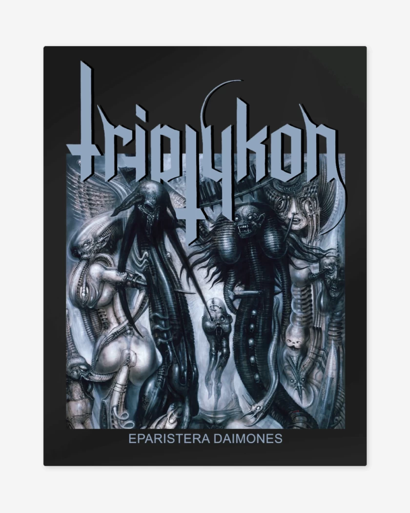 Print metalico Negro de Triptykon Eparistera Daimones