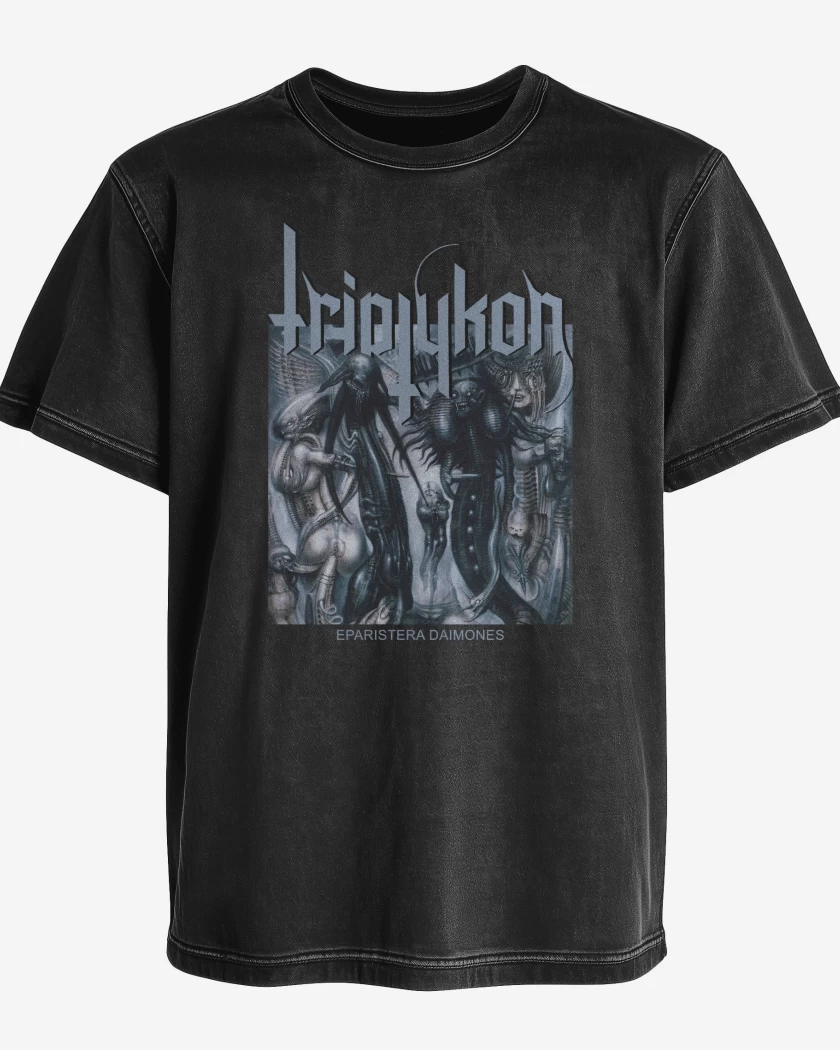 Polera desgastada Negro de Triptykon Eparistera Daimones