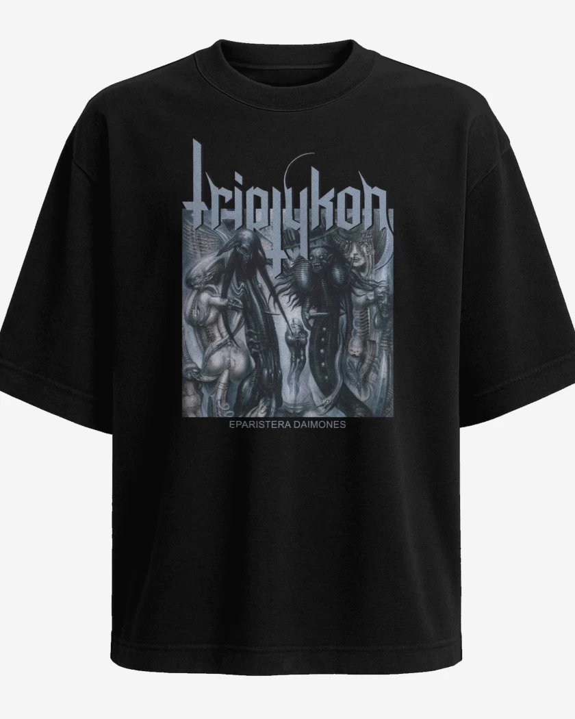 Polera Oversize Negro de Triptykon Eparistera Daimones