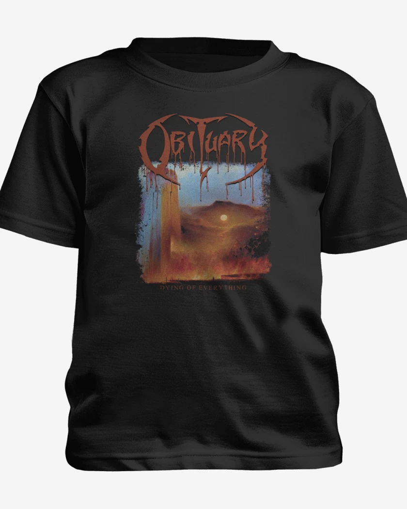 Polera de niño Negro de Obituary Dying of Everything
