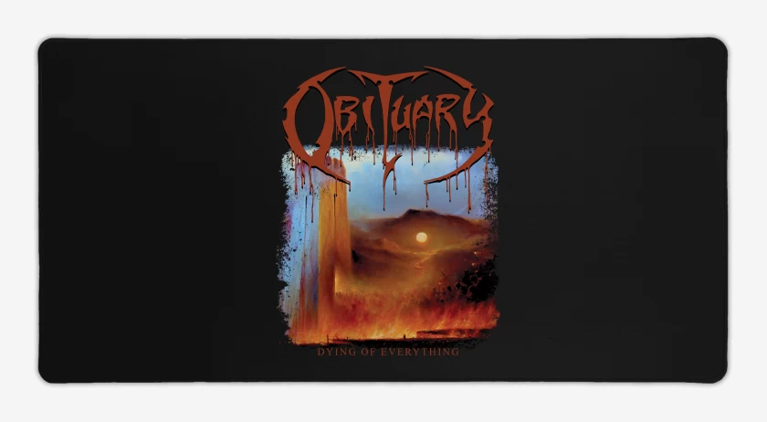 Mouse pad Gamer Negro de Obituary Dying of Everything
