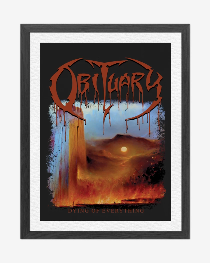 Cuadro decorativo Negro de Obituary Dying of Everything