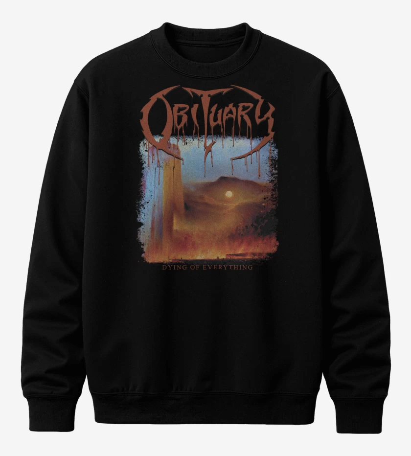 Poleron polo Negro de Obituary Dying of Everything