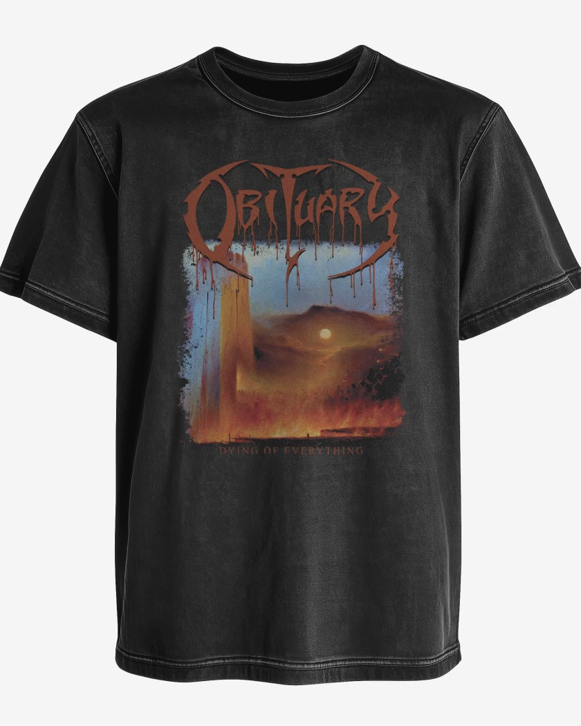 Polera desgastada Obituary Dying of Everything