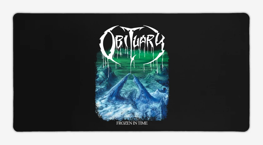 Mouse pad Gamer Negro de Obituary Frozen in Time