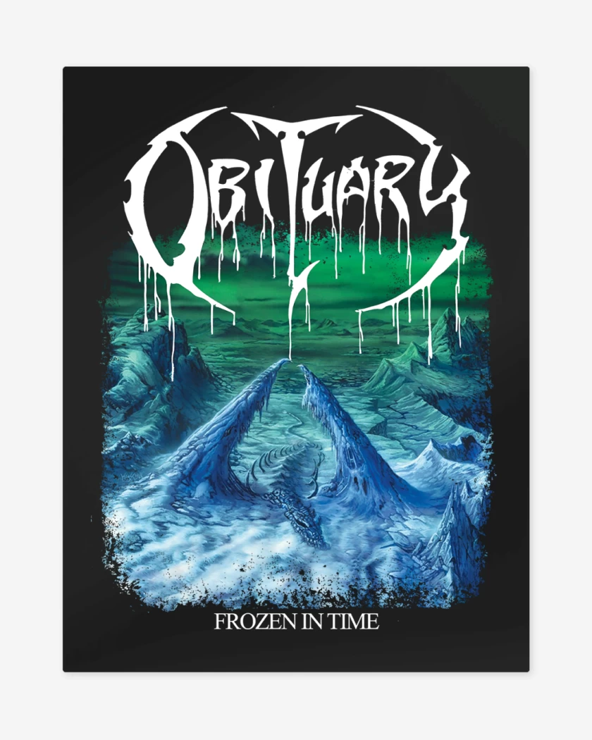 Print metalico Obituary Frozen in Time