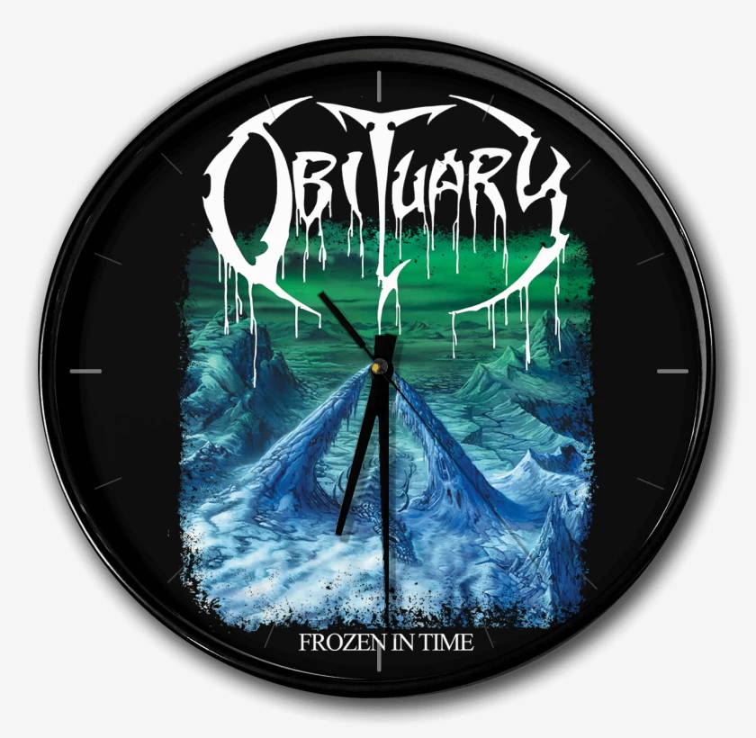Reloj Negro de Obituary Frozen in Time