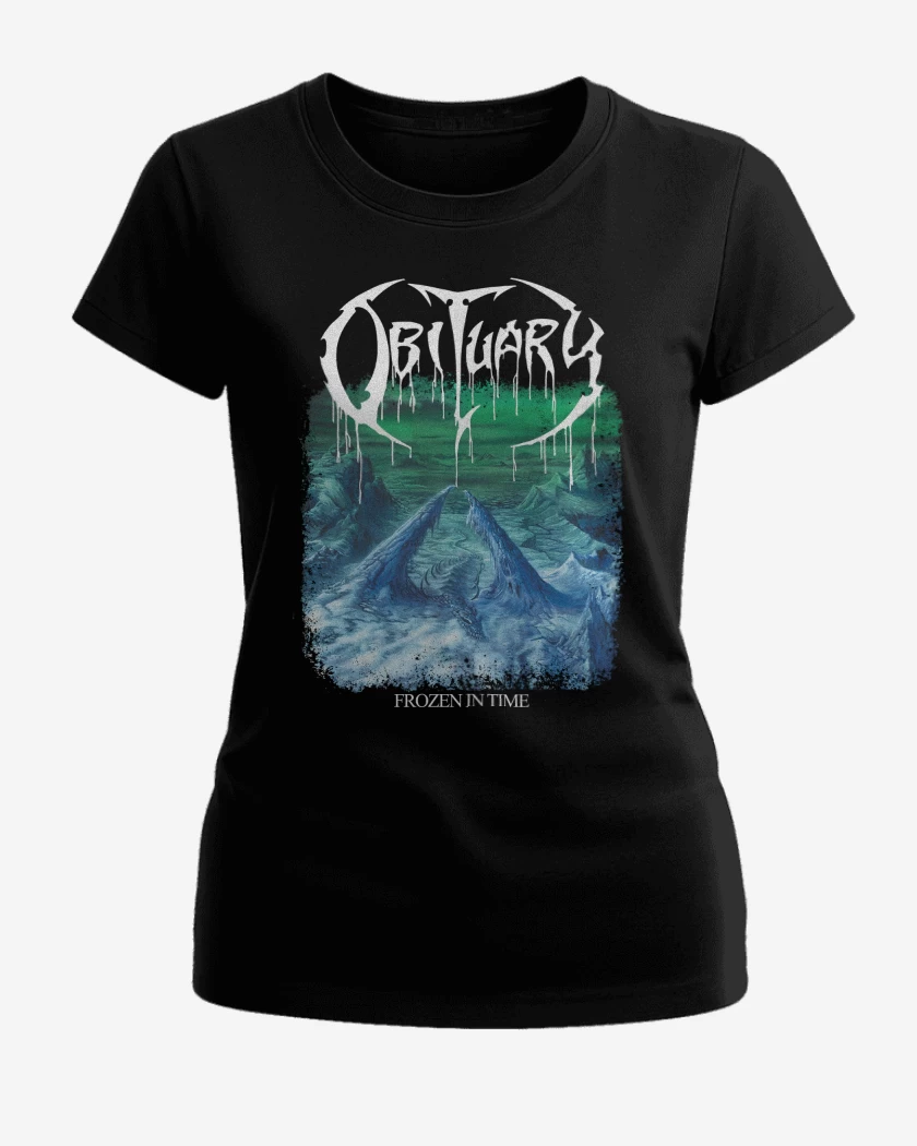Polera de Mujer Negro de Obituary Frozen in Time