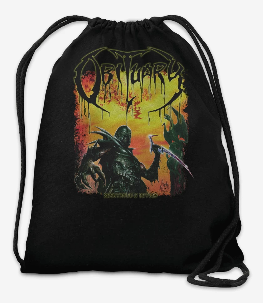 Mochila Negro de Obituary Xecutioners Return