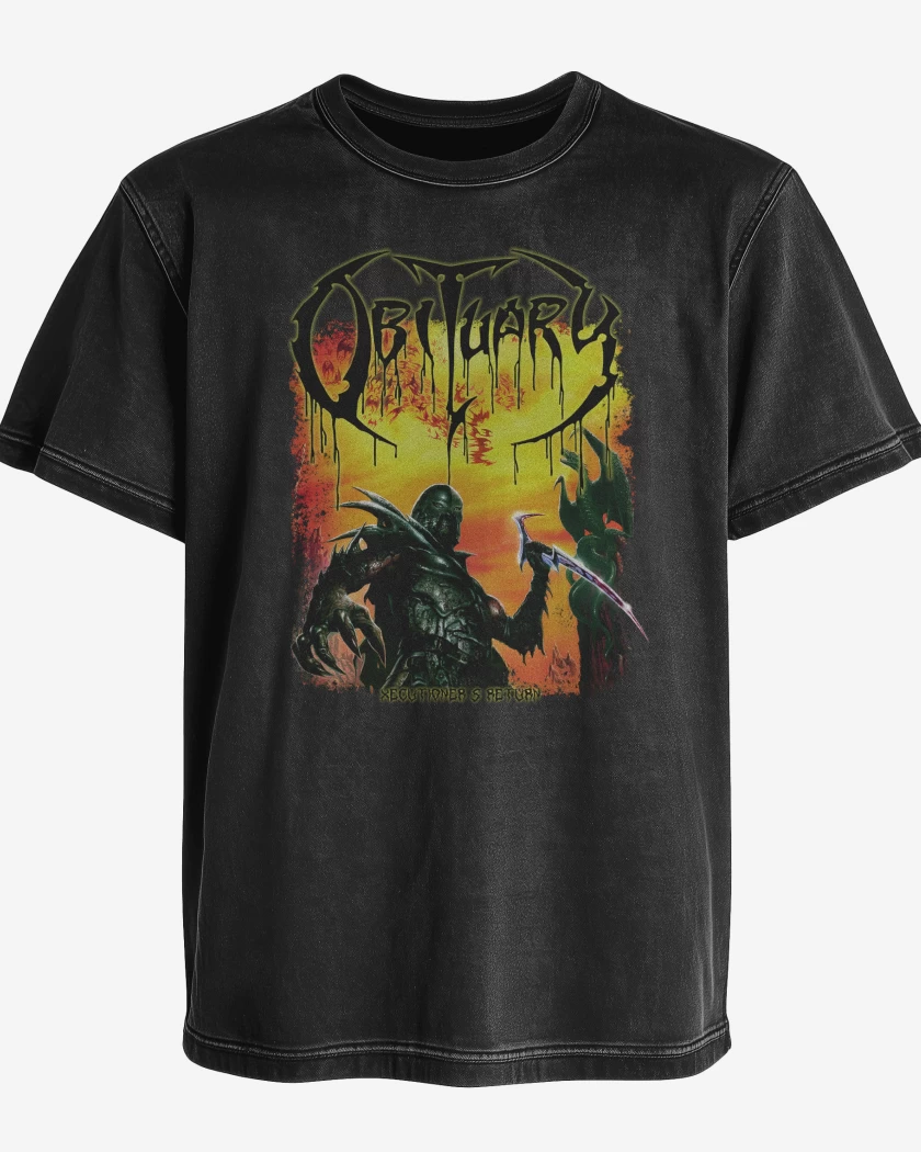 Polera desgastada Obituary Xecutioners Return