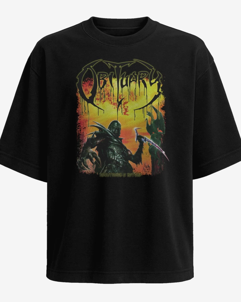 Polera Oversize Obituary Xecutioners Return