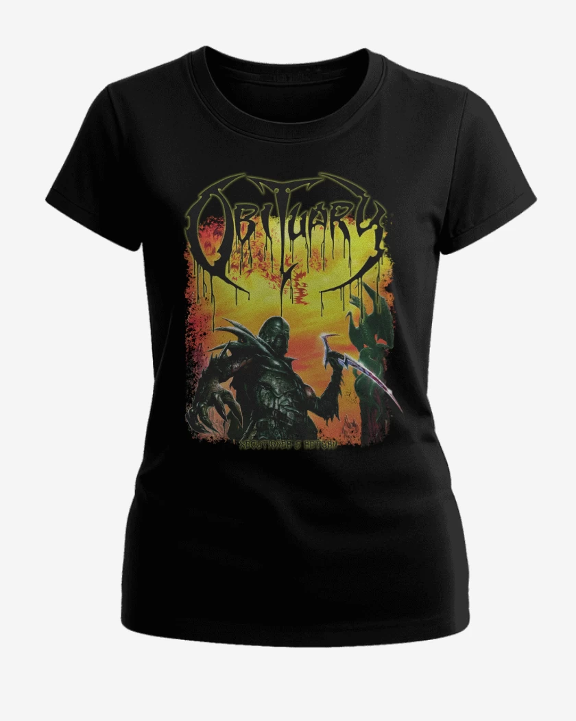 Polera de Mujer Negro de Obituary Xecutioners Return