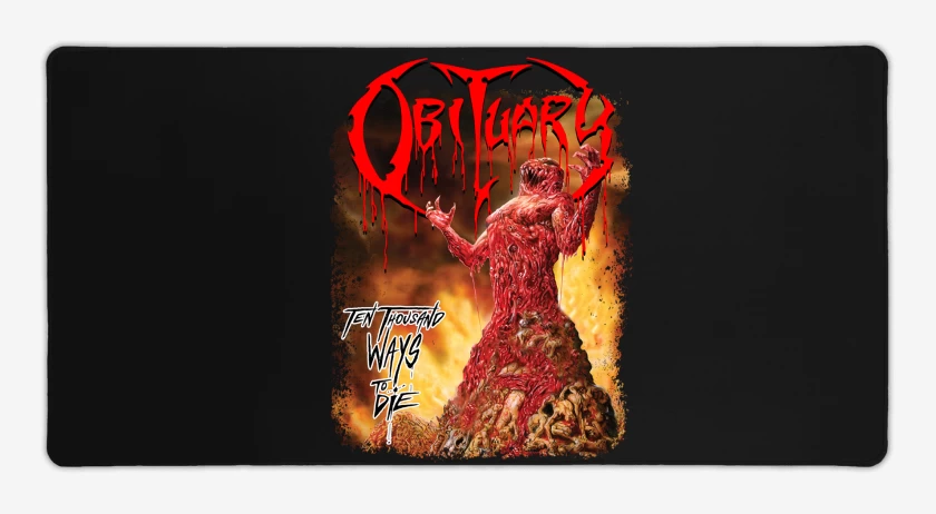 Mouse pad Gamer Obituary Ten Thousand Ways to Die 