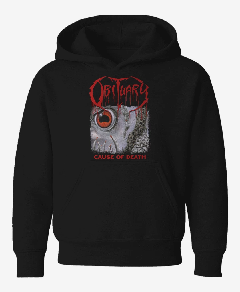 Poleron de niño Negro de Obituary Cause of Death
