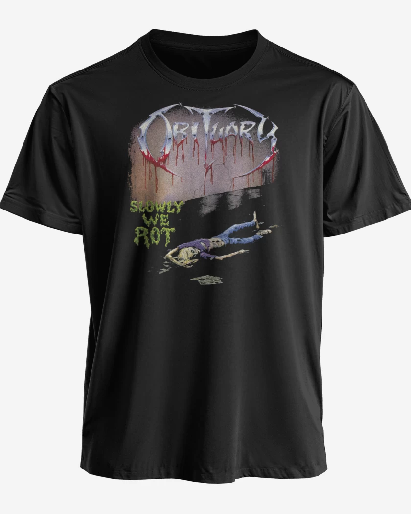 Polera premium Obiturary Slowly We Rot