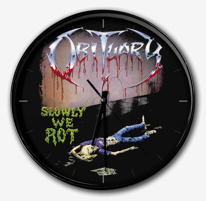 Reloj Negro de Obiturary Slowly We Rot