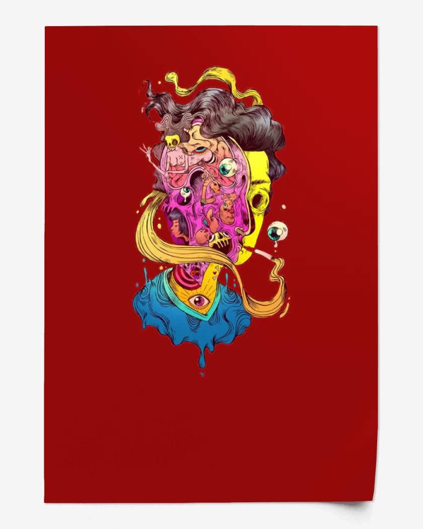 Print Rojo de Kha