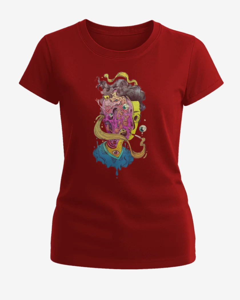 Polera de Mujer Rojo de Kha