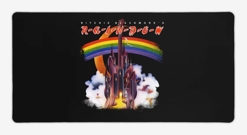 Mouse pad Gamer Negro de Ritchie Blackmores Rainbow