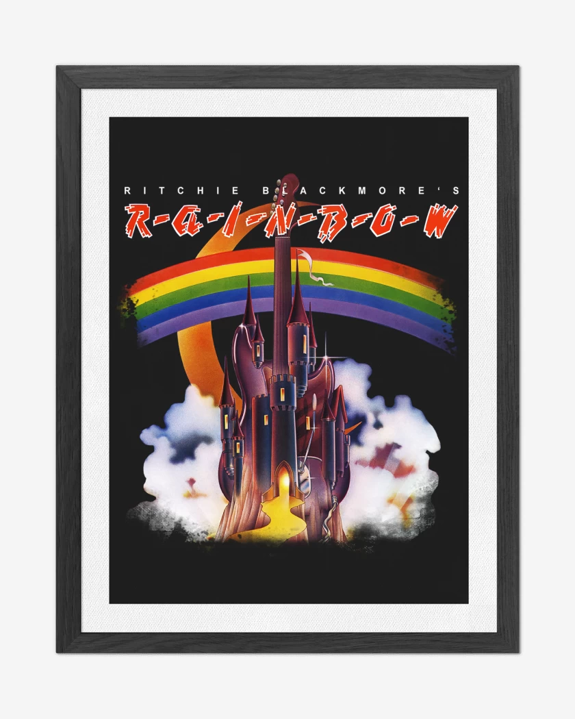 Cuadro decorativo Negro de Ritchie Blackmores Rainbow