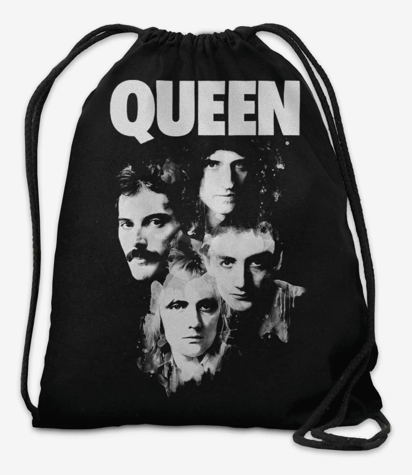 Mochila Negro de Queen Faces