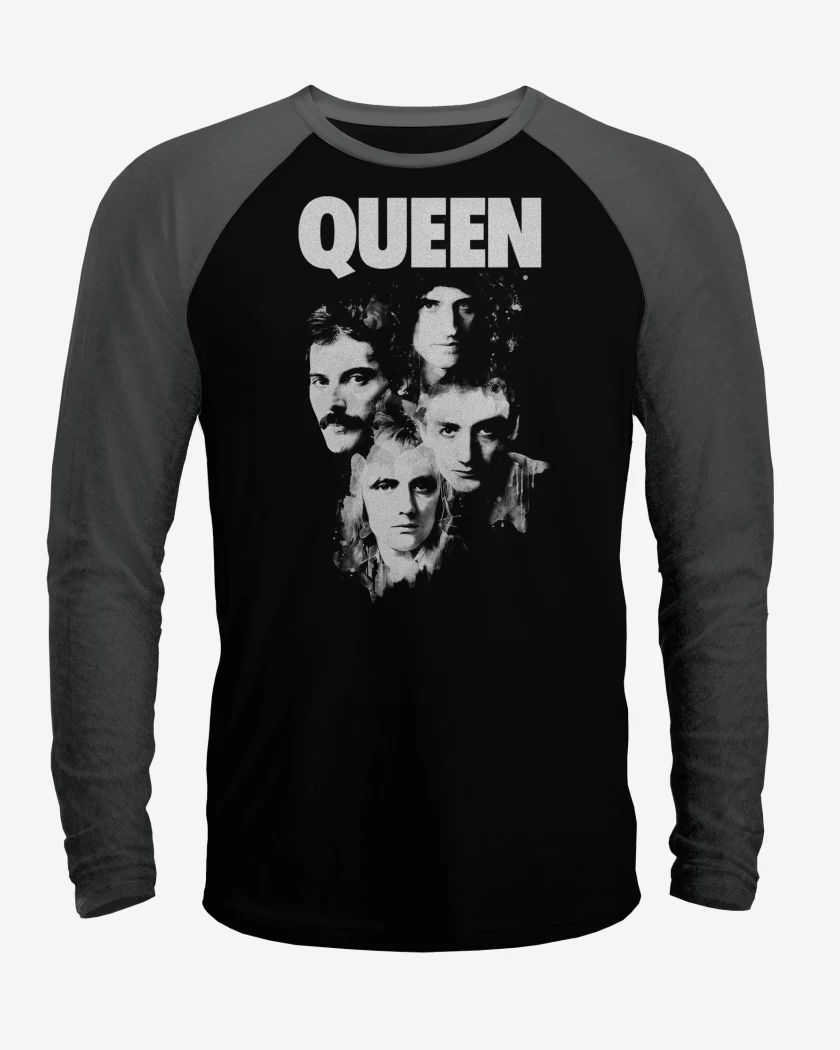 Polera Raglan Queen Faces