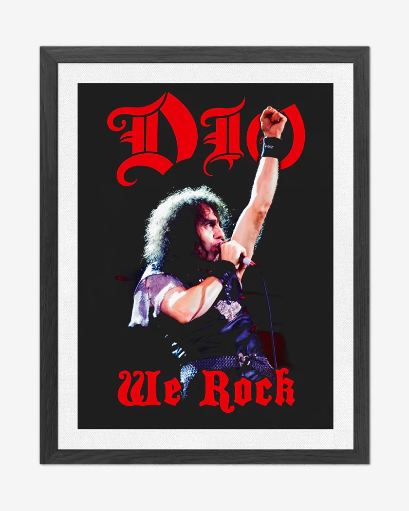 Cuadro decorativo DIO We Rock