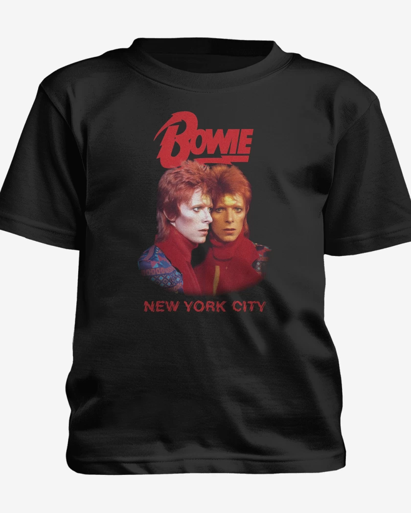 Polera de niño David Bowie New York City