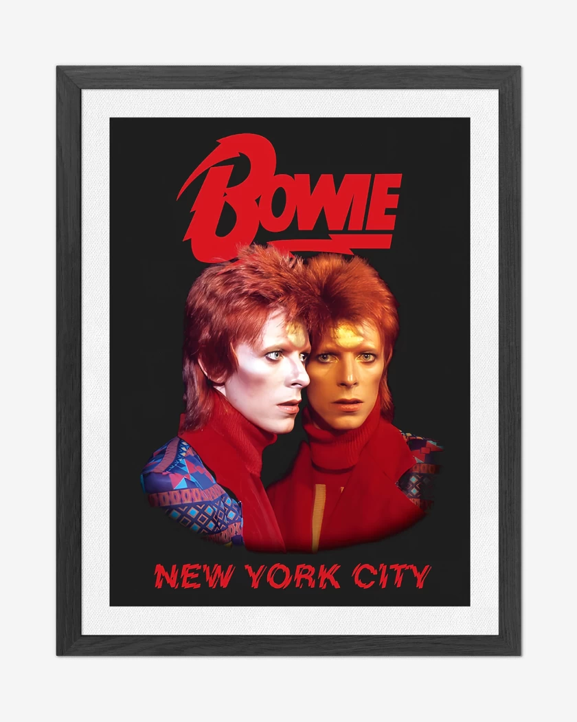 Cuadro decorativo David Bowie New York City