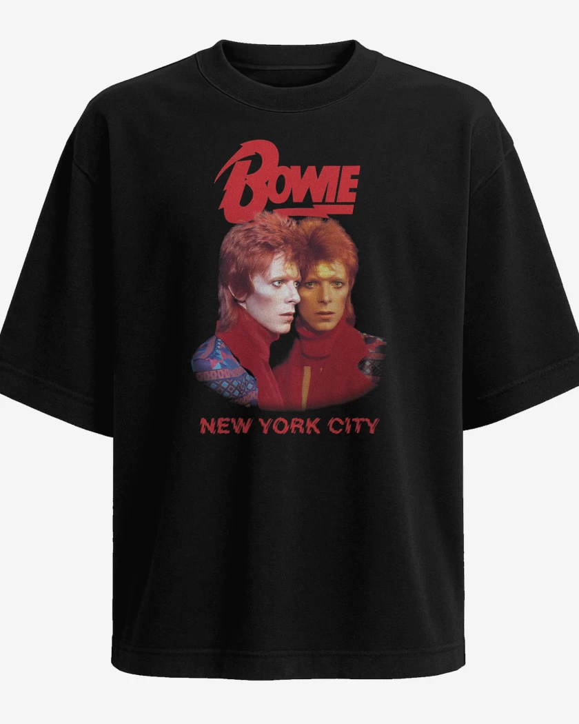 Polera Oversize David Bowie New York City