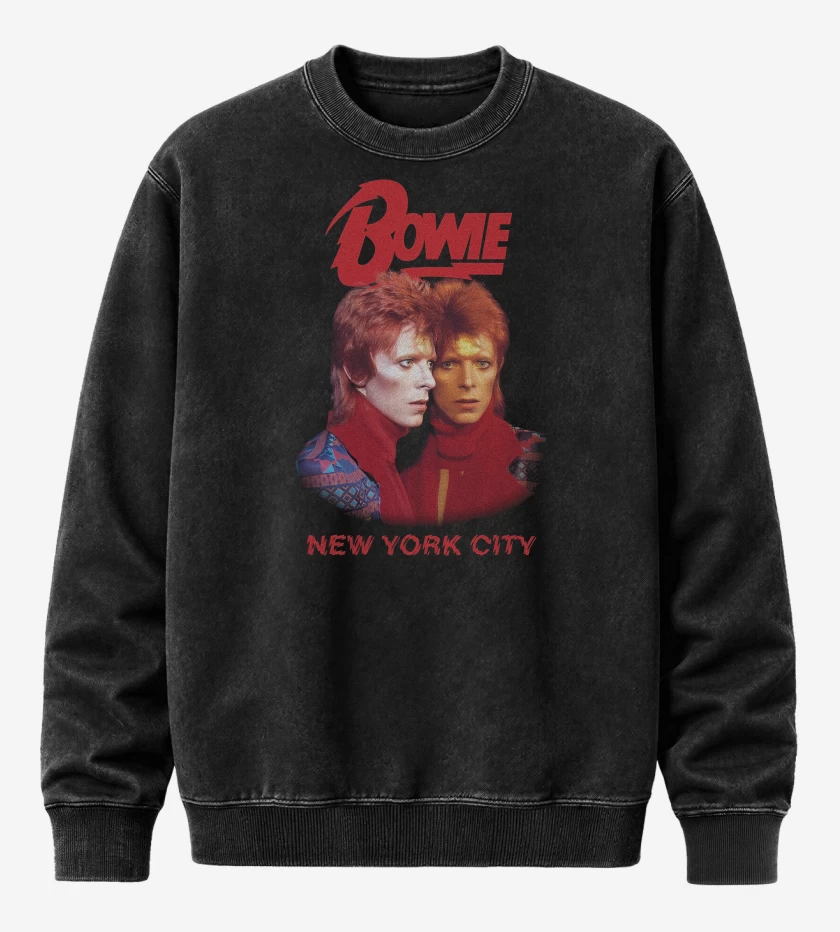 Poleron Polo Acid Wash David Bowie New York City
