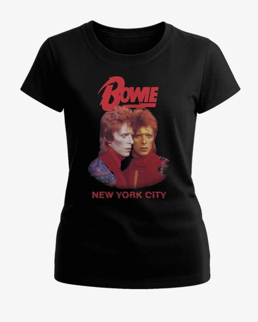 Polera de Mujer David Bowie New York City