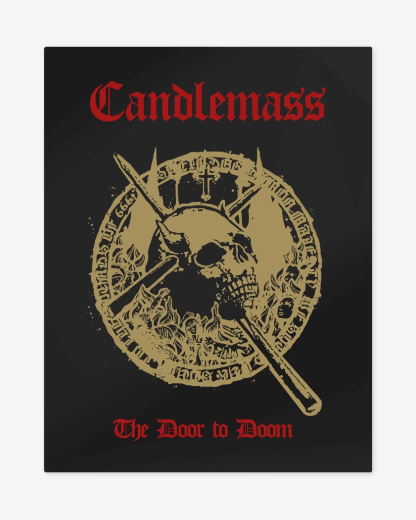 Print metalico Candlemass The Door to Doom