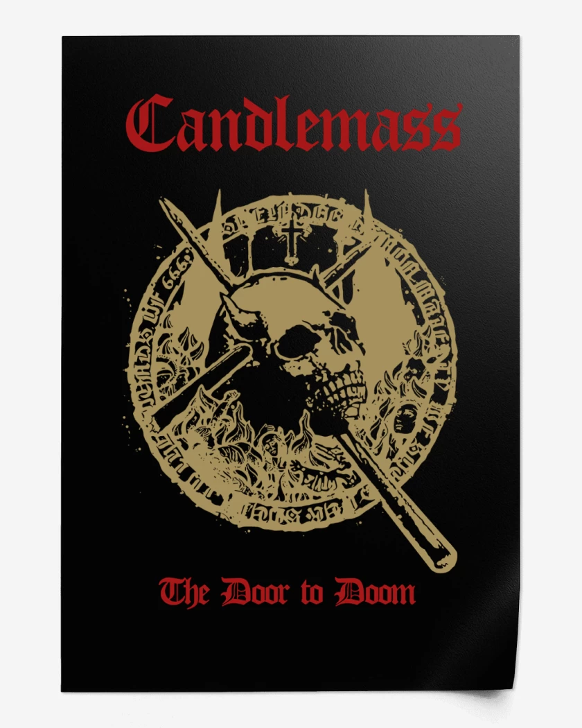 Print Candlemass The Door to Doom
