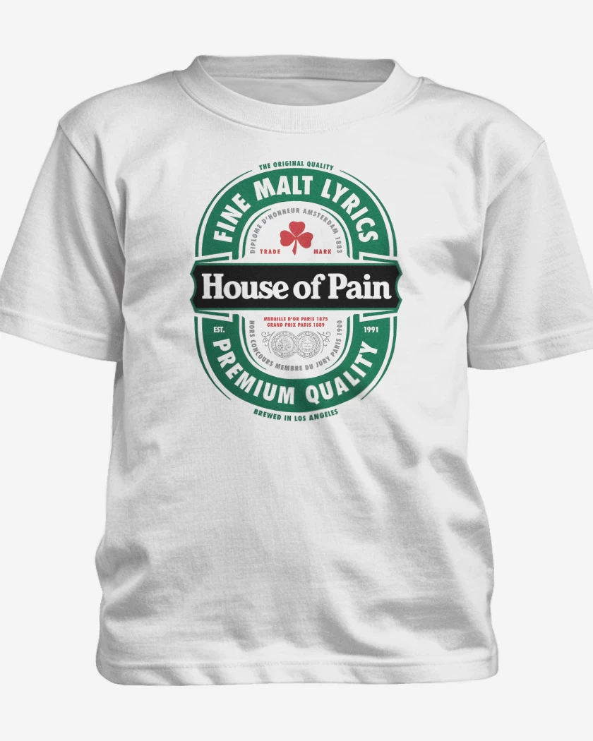 Polera de niño Blanco de House of Pain Premium Quality