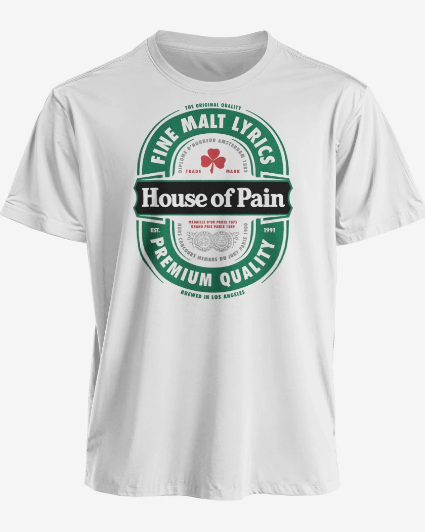 Polera premium Blanco de House of Pain Premium Quality