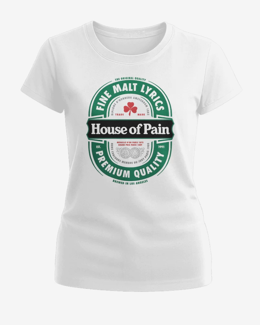 Polera de Mujer Blanco de House of Pain Premium Quality
