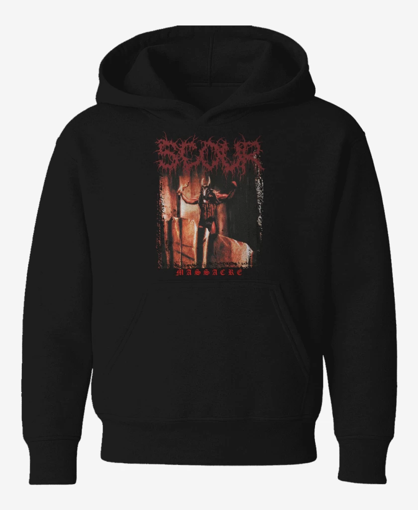 Poleron de niño Negro de SCOUR Massacre