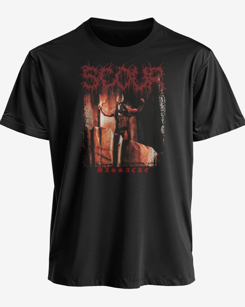 Polera premium Negro de SCOUR Massacre