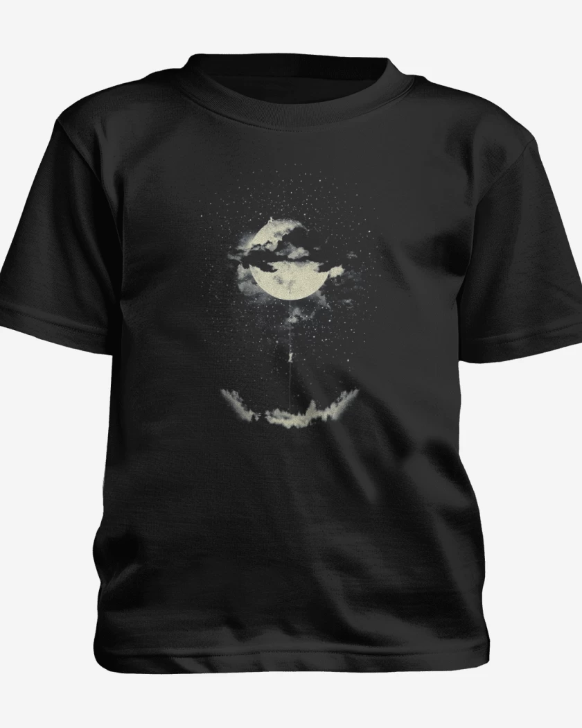 Polera de niño Negro de Luna